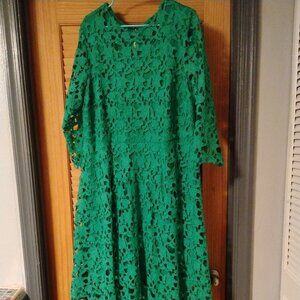 Green Lace Dress